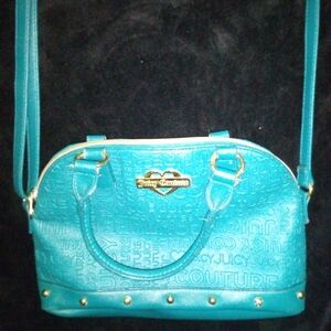 Turquoise Juicy Couture shoulder bag